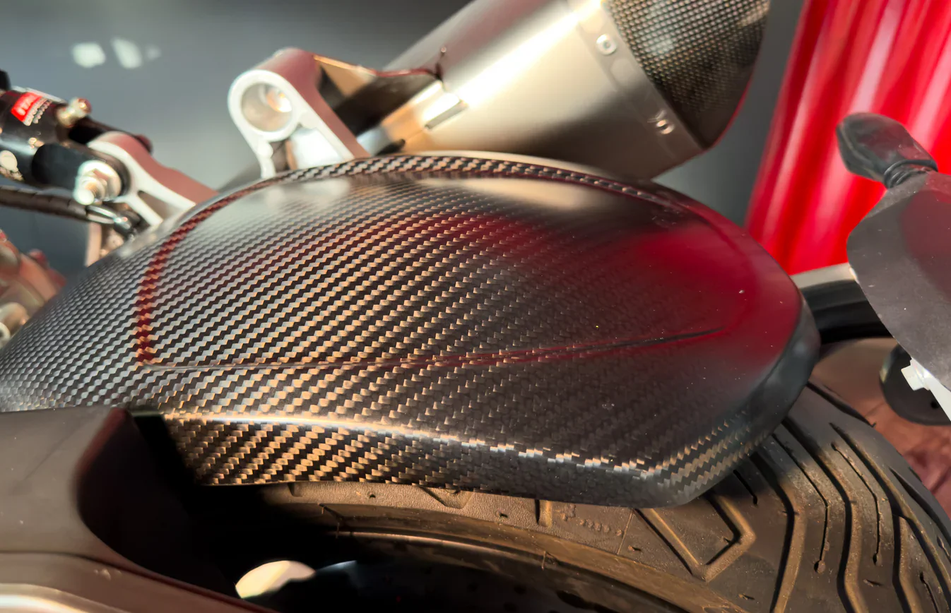 Italjet Dragster 250 Carbon Rear Mudguard - 