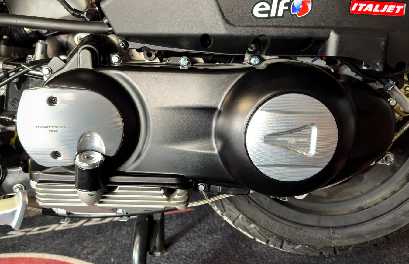 Italjet Dragster 250 DBK CNC Rear Transmission Cover - 