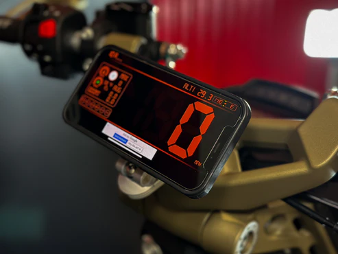 Italjet Dragster 250 Mobile Phone Holder with Built-in Vibration Damper - 