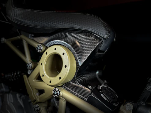 Italjet Dragster 250 Carbon Underseat Cover - 