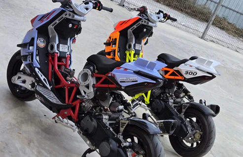 Italjet Dragster 250 Stegosaurus Rear Wing Pod - 